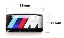 Наклейка БМВ M performance 11х19 мм (в руль) - фото 17918