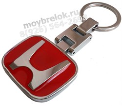 Брелок Хонда для ключей красный - фото 21245