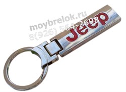 Брелок Джип для ключей удлиненный красный - фото 21374