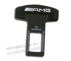 Заглушки Мерседес AMG ремня безопасности, пара (Т-тип, металл) - фото 22714