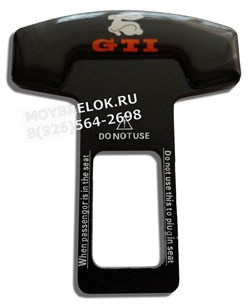 Заглушки Фольксваген GTi ремня безопасности, пара (Т-тип, металл) - фото 23168