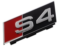 Эмблема Ауди S4 решетки радиатора / (кат.4G8-835-7352ZZ) - фото 24135