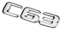 Эмблема Мерседес C63 на багажник - фото 24206