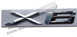 Эмблема БМВ X6 багажник (хром) - фото 24666