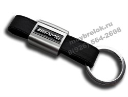 Брелок Мерседес AMG для ключей кожаный ремешок (rm) - фото 24779
