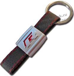 Брелок Фольксваген R для ключей кожаный ремешок (rm) - фото 25579