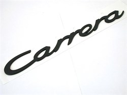 Эмблема Порше Carrera черная (пласт.) - фото 26209