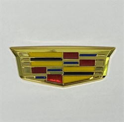 эмблема Кадиллак 95*35мм крыло золото Em.cadillac.wing.95gold - фото 27215