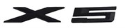 Эмблема БМВ X5 багажник черн