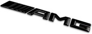 Эмблема Мерседес AMG на багажник (рестайл) черная