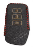 Чехол для смарт ключа Лексус кожаный 3 кнопки, ES серия, красный