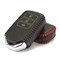 Чехол для смарт ключа Хонда кожаный 3 кнопки, черный - фото 16666