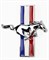 Эмблема Форд Mustang крыло - фото 22783