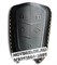 Чехол для смарт ключа Кадиллак (5 кноп) мягкая натуральная кожа, черный - фото 23079