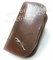 Ключница Ягуар коричневая на молнии - фото 23494