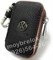 Ключница Фольксваген черная с красной строчкой на застежке на молнии - фото 23540