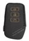 Чехол для смарт ключа Лексус кожаный 3 кнопки, ES серия, черный - фото 24564
