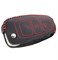 Чехол на выкидной ключ Форд Куга, кожаный 3 кнопки, красный - фото 25374