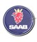 Эмблема Сааб (68,5 мм) капот - фото 25417