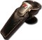 Брелок Фольксваген R для ключей кожаный (q-type), выпуклая эмблема - фото 25461