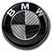 Эмблема БМВ карбон на джойстик мультимедиа (30 мм) - фото 25587